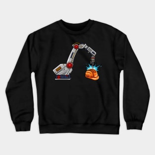 Robot Arm #2 Made By Engineer Crewneck Sweatshirt